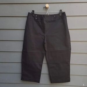 Ann Taylor vintage 90's Cropped Black Pants  - Size 8